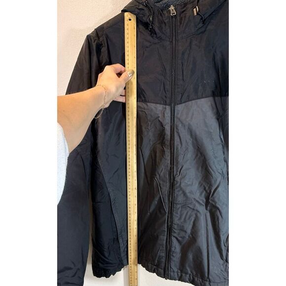 Columbia Glennaker II Sherpa Lined Waterproof Men's Hooded Jacket Medium - Picture 10 of 13